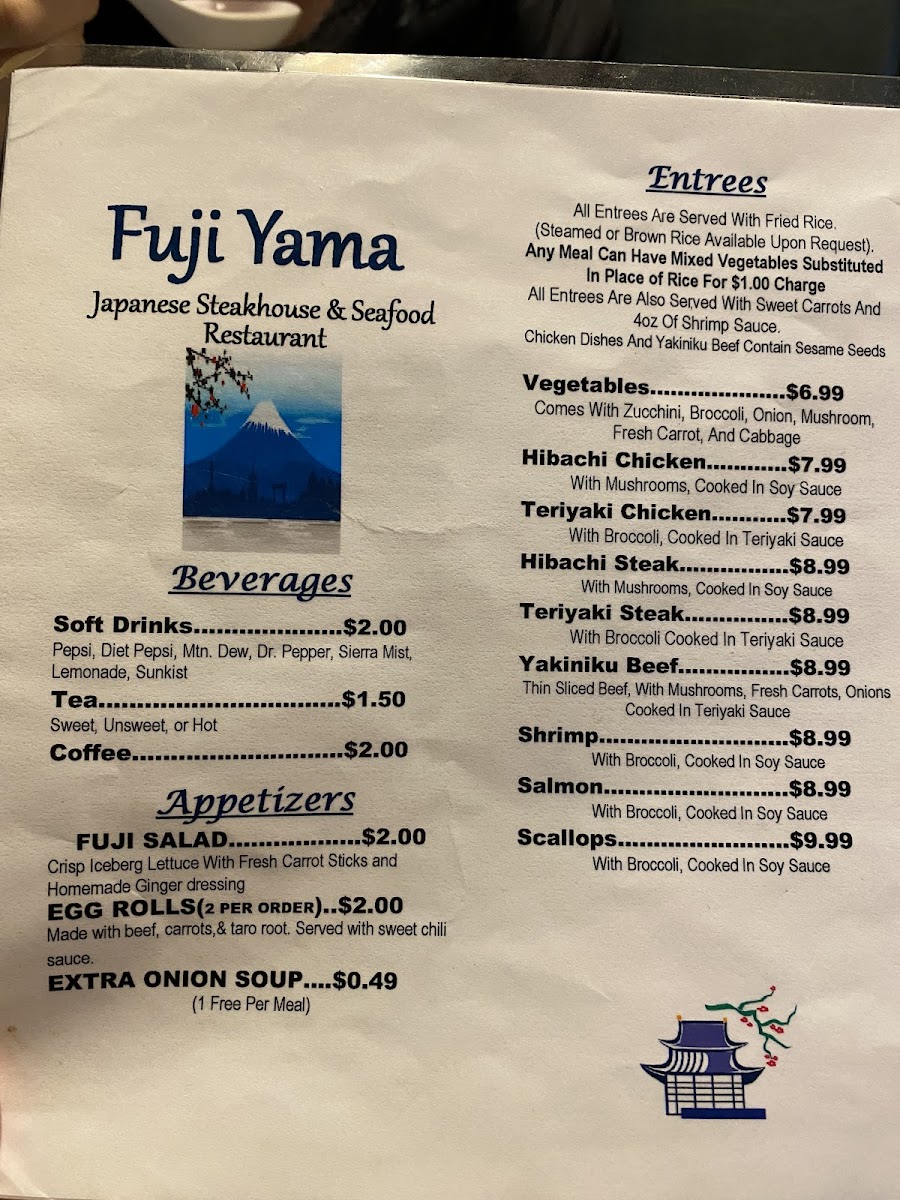 Fuji Yama Menu - Image 3