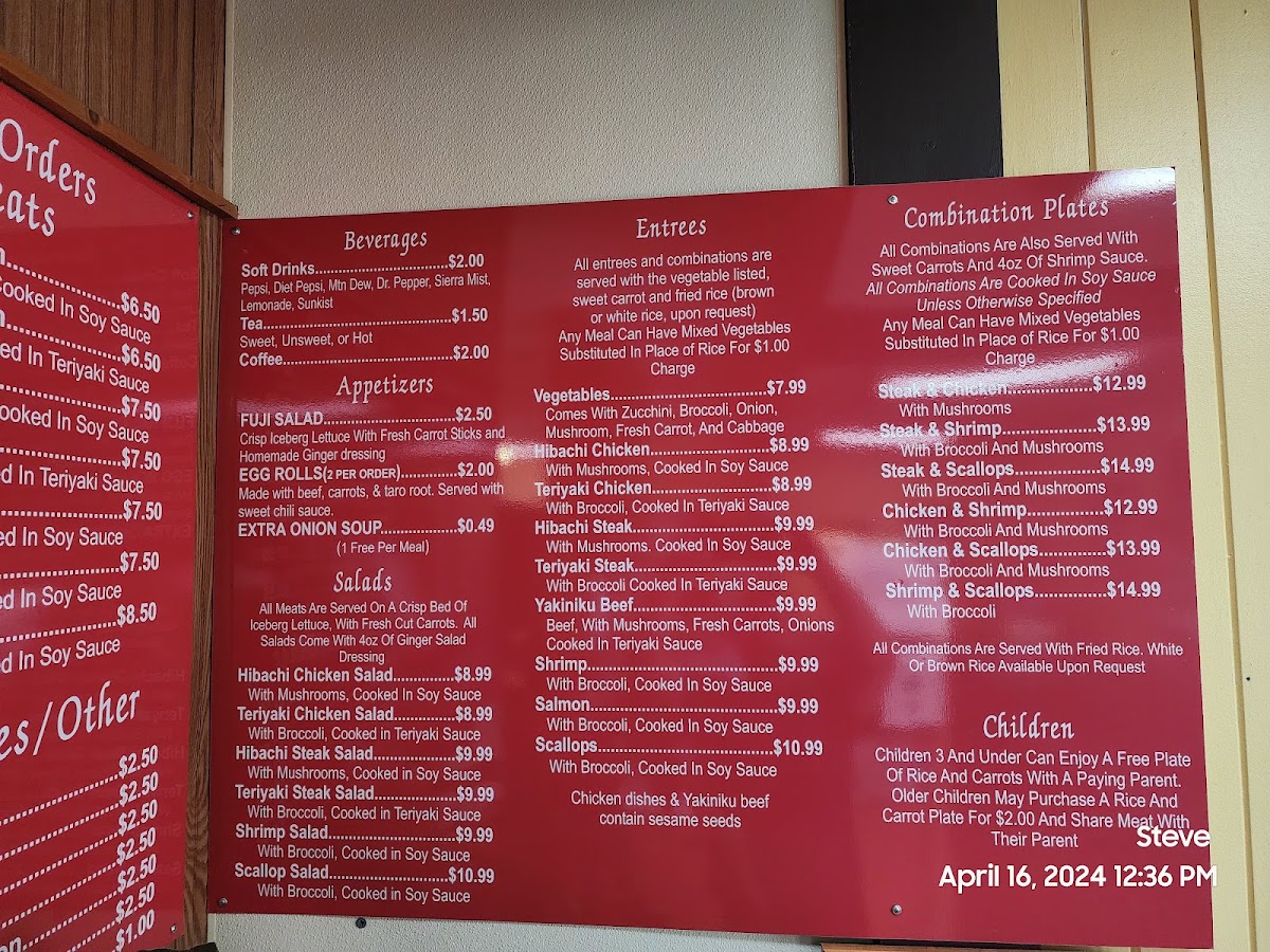 Fuji Yama Menu - Image 4